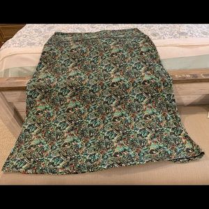 Comfortable summer A-line Sahalie skirt 2x